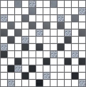 PRIMAVERA Mosaico  White-Gris   30x30
